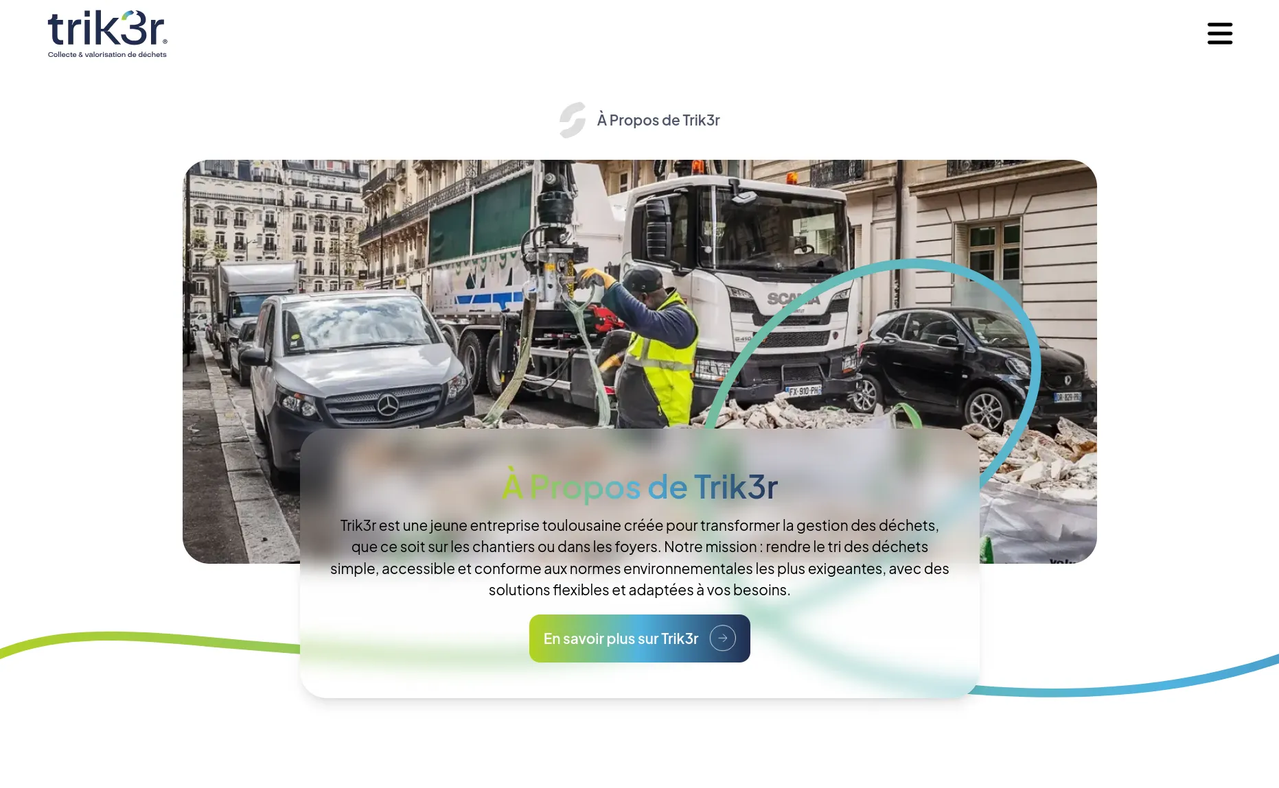 Trik3r Collecte : Présentation de l’entreprise.